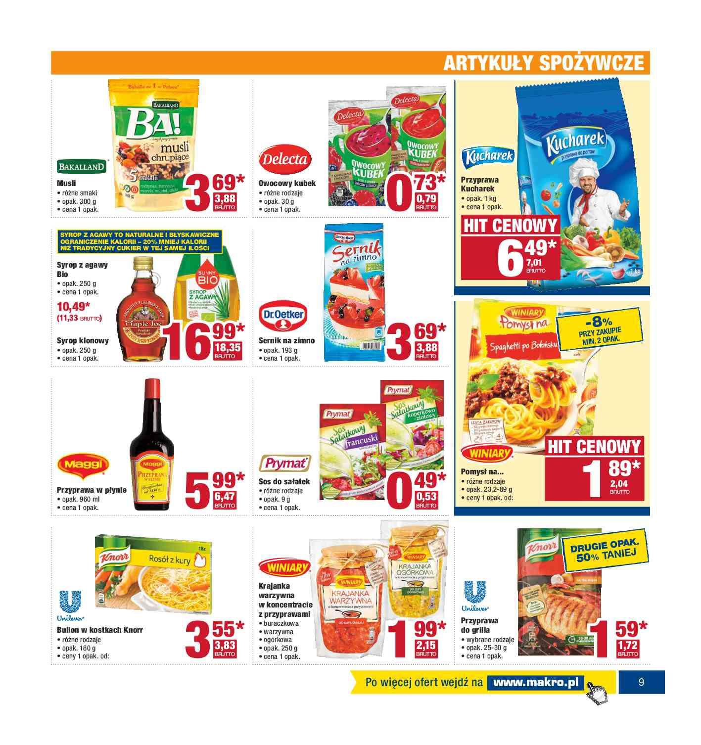 Gazetka promocyjna MAKRO do 23/05/2016 str.9