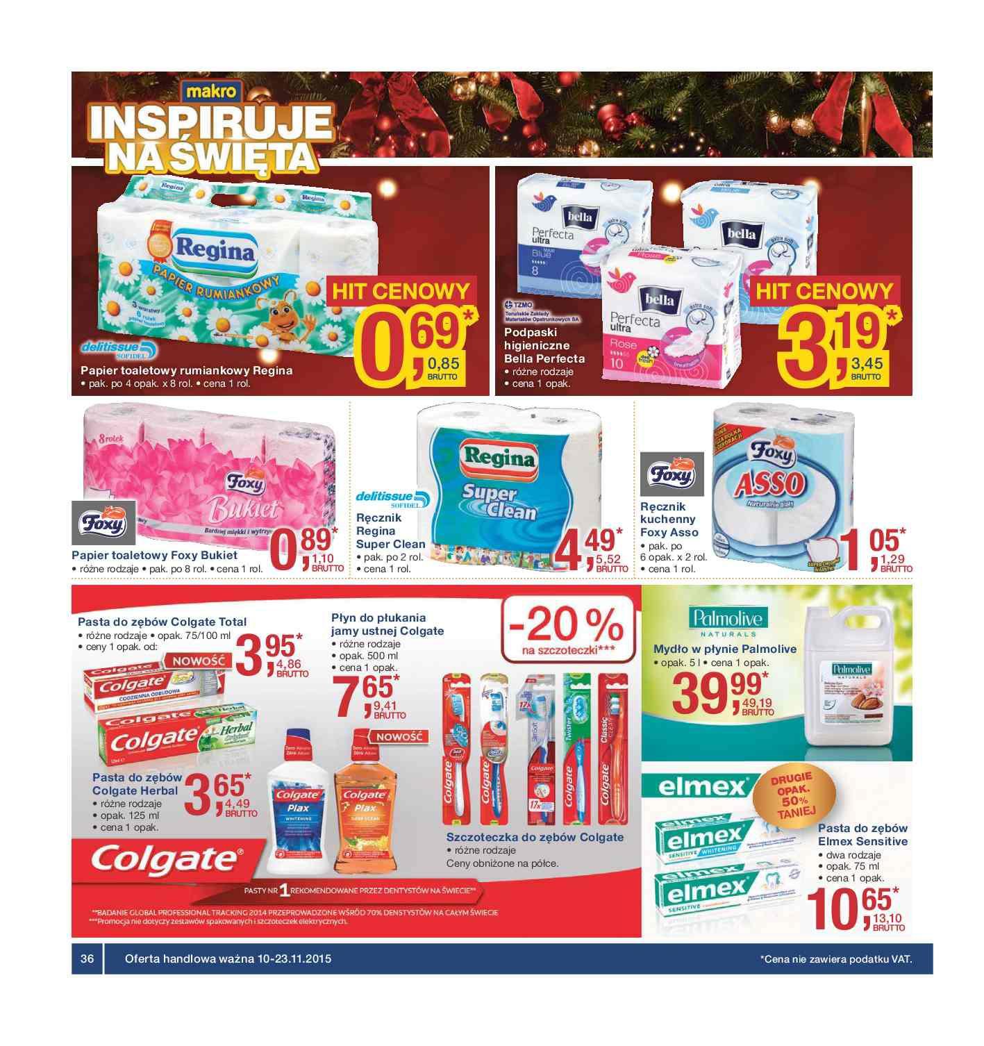 Gazetka promocyjna MAKRO do 23/11/2015 str.36