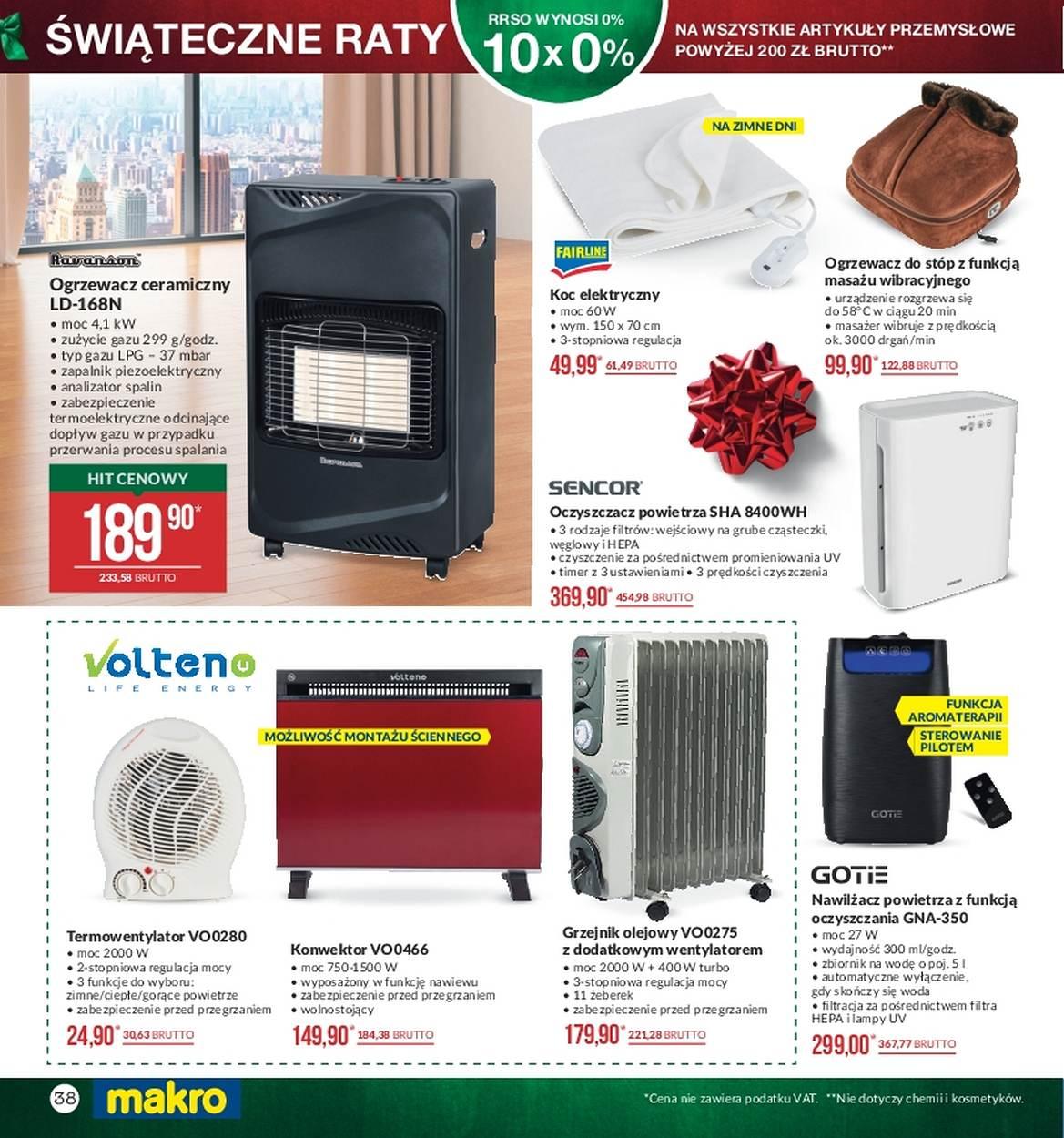 Gazetka promocyjna MAKRO do 24/12/2017 str.38