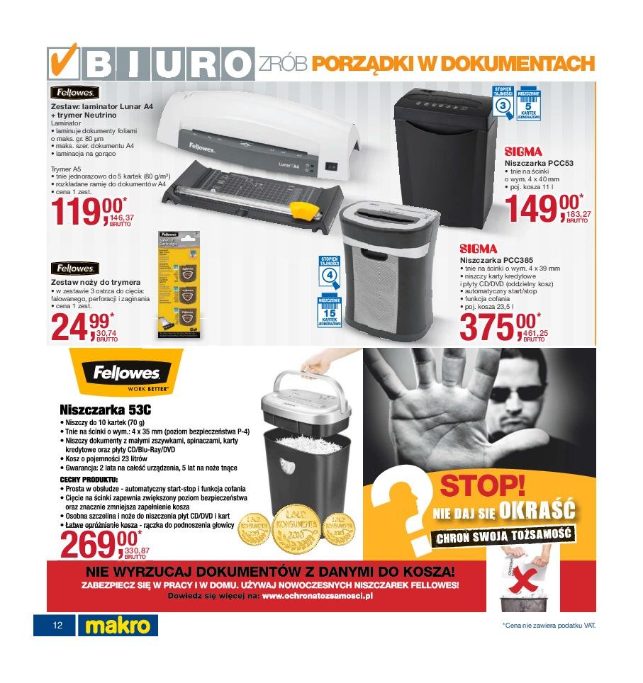 Gazetka promocyjna MAKRO do 13/02/2017 str.12