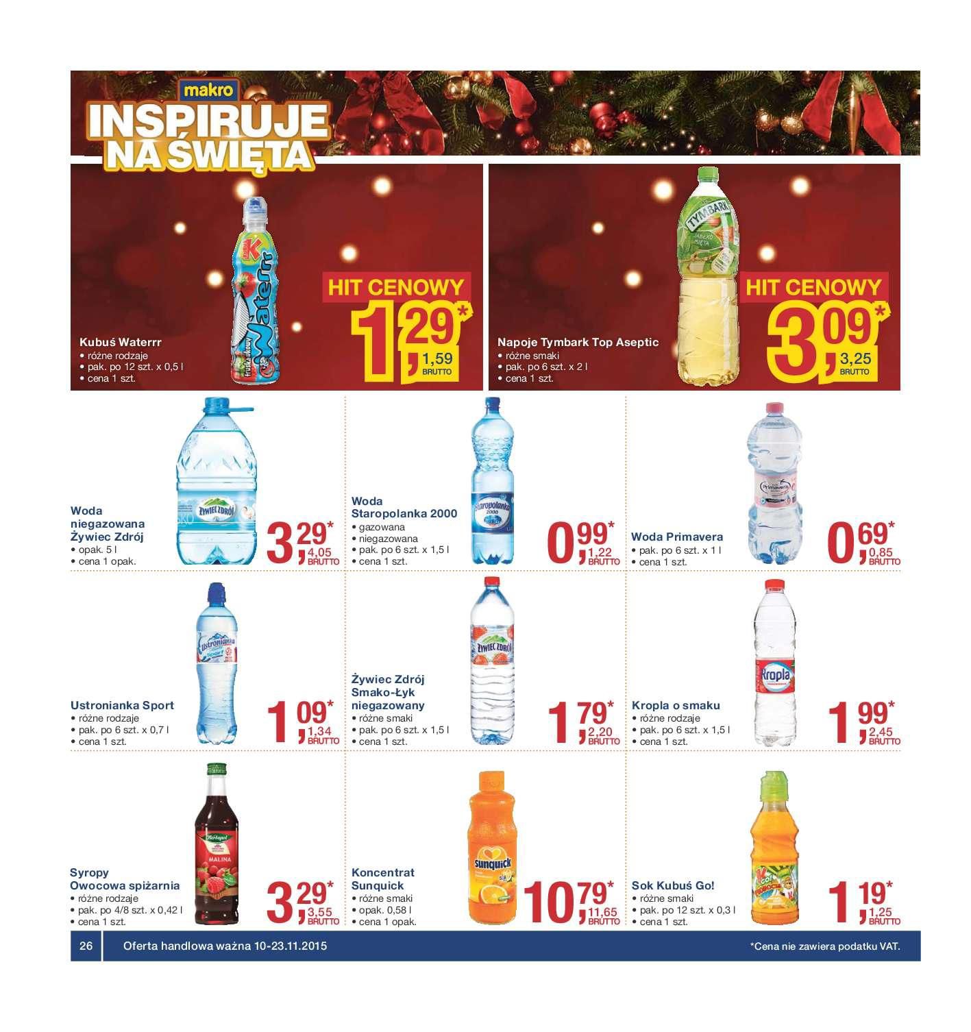 Gazetka promocyjna MAKRO do 23/11/2015 str.26