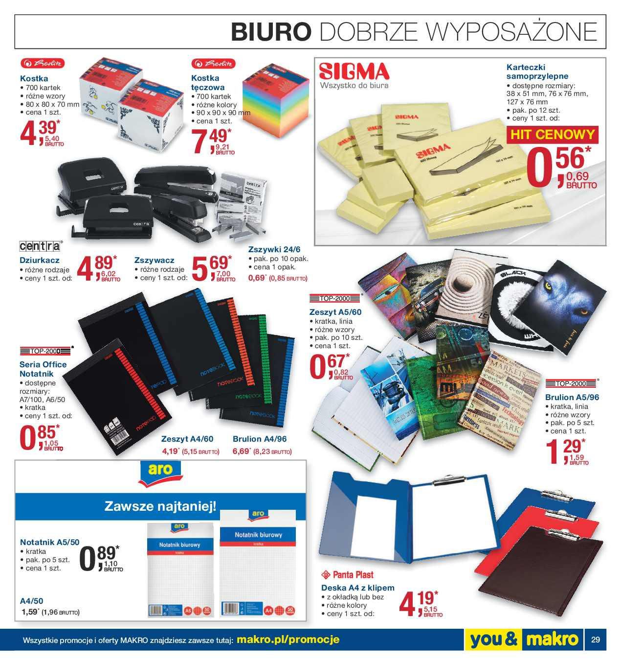 Gazetka promocyjna MAKRO do 29/02/2016 str.29