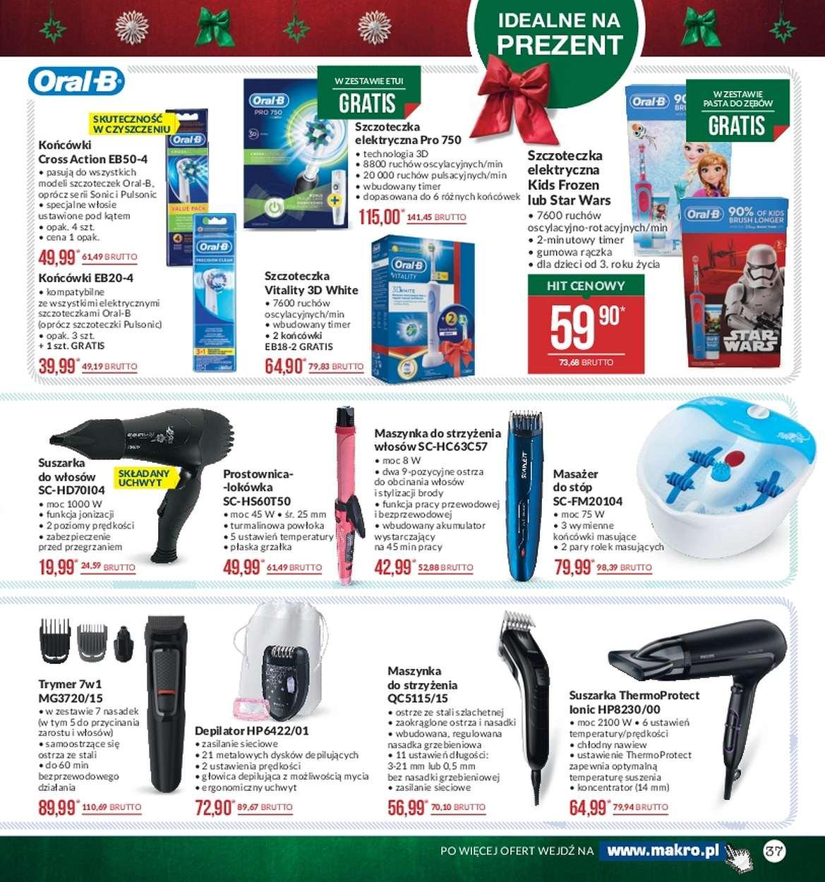 Gazetka promocyjna MAKRO do 24/12/2017 str.37