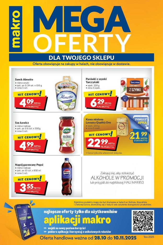 Gazetka promocyjna MAKRO do 10/11/2025 str.1