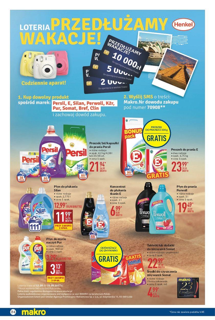 Gazetka promocyjna MAKRO do 25/09/2017 str.34