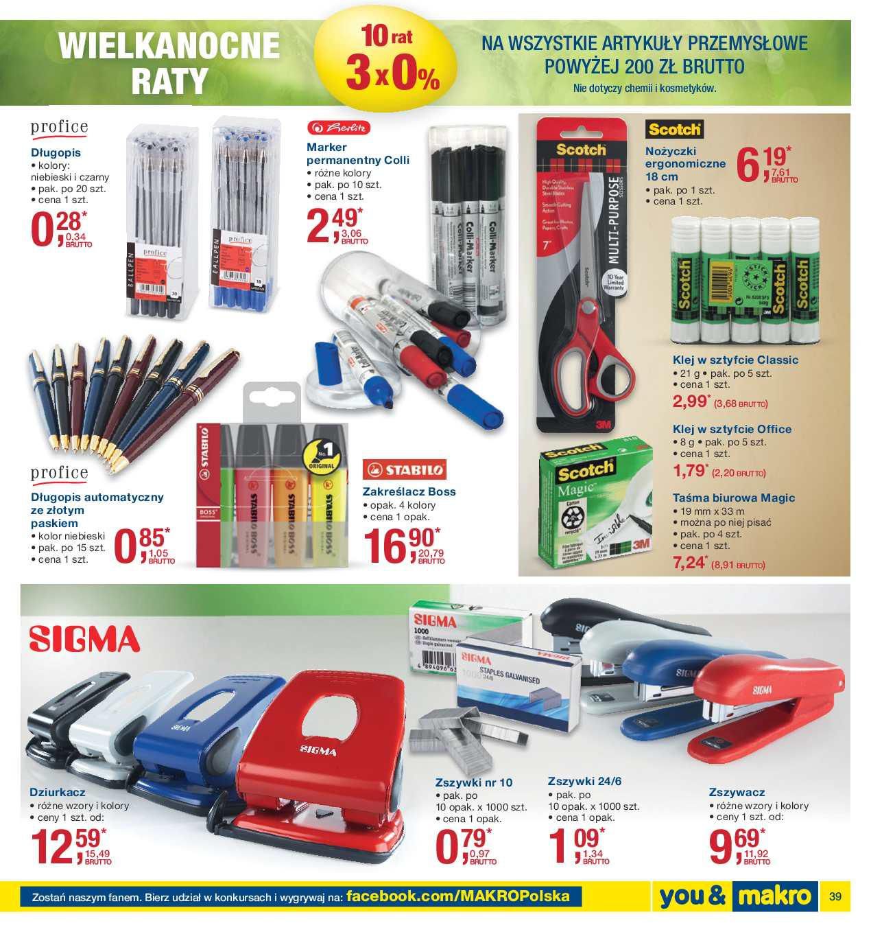 Gazetka promocyjna MAKRO do 28/03/2016 str.39