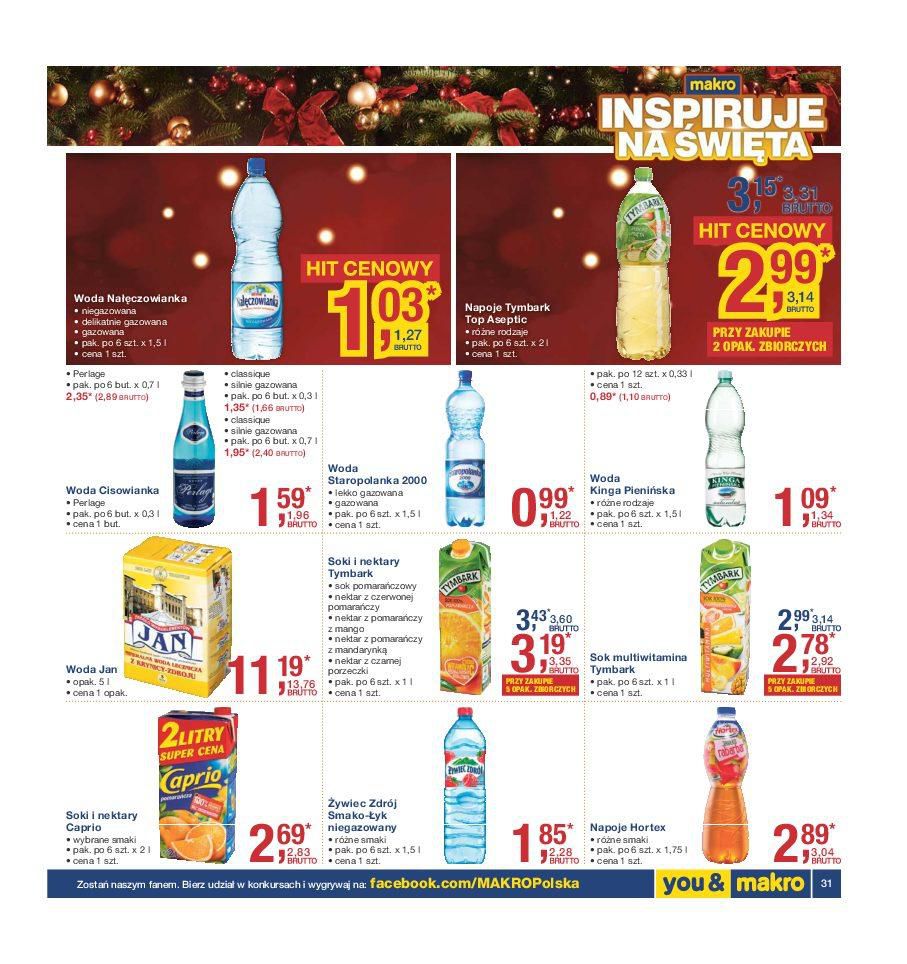 Gazetka promocyjna MAKRO do 24/12/2015 str.31