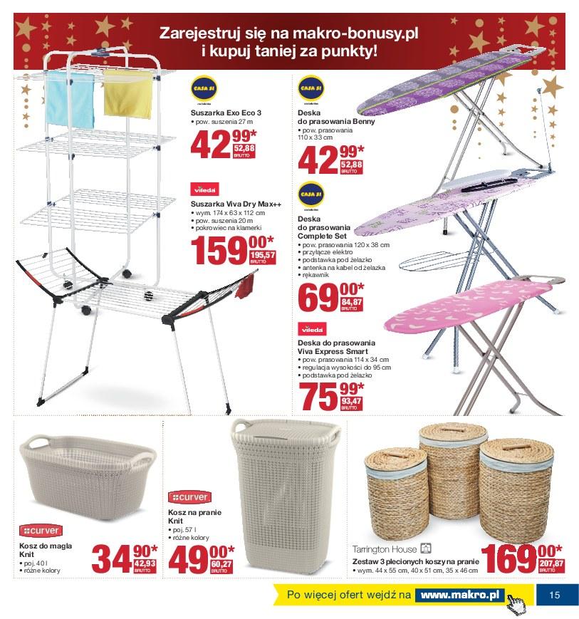 Gazetka promocyjna MAKRO do 24/12/2016 str.15