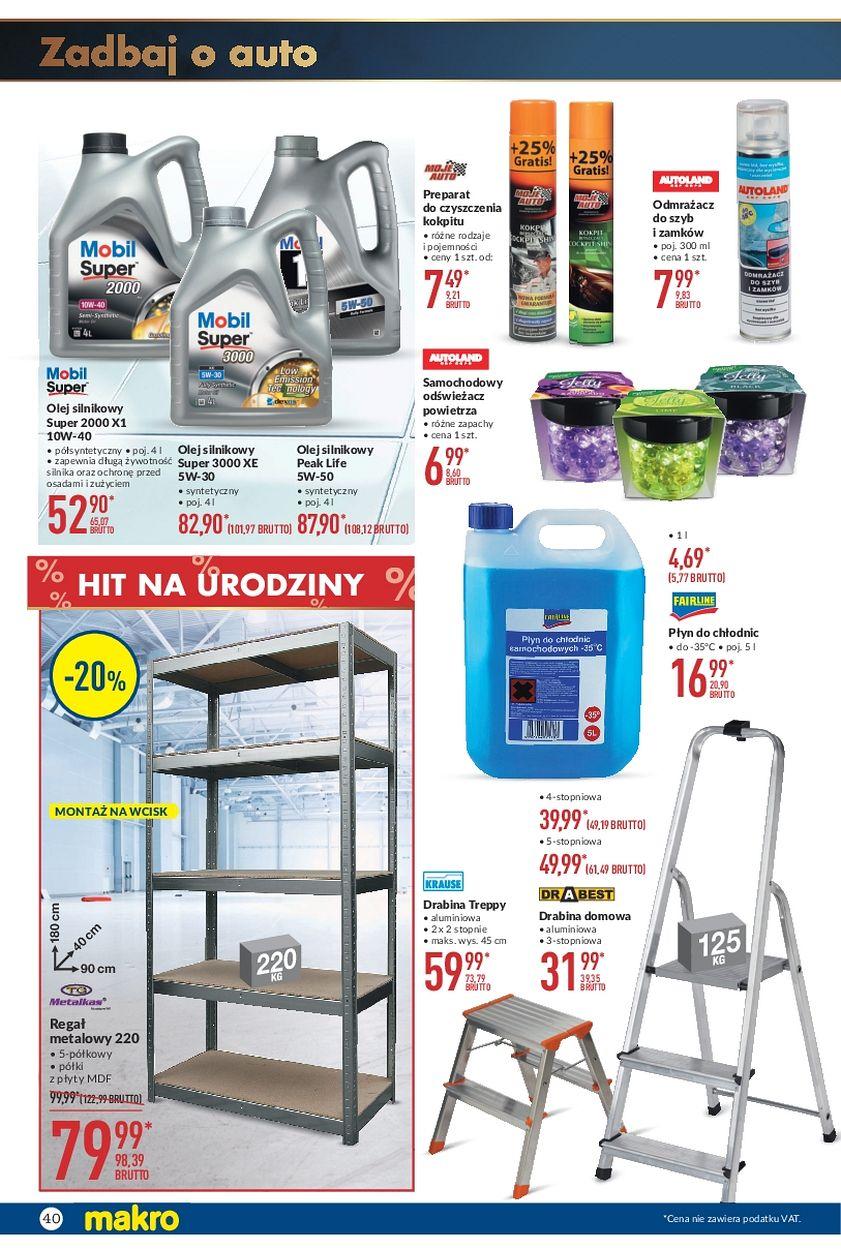 Gazetka promocyjna MAKRO do 09/10/2017 str.40