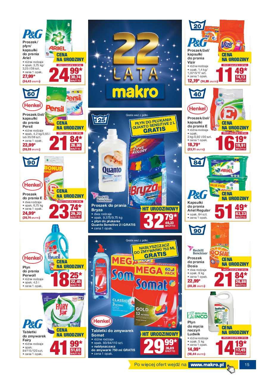 Gazetka promocyjna MAKRO do 10/10/2016 str.15