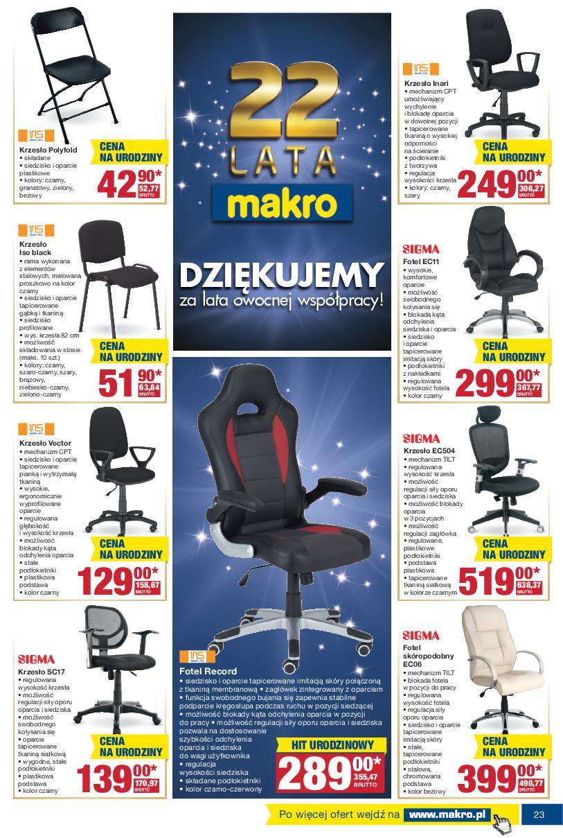 Gazetka promocyjna MAKRO do 10/10/2016 str.23