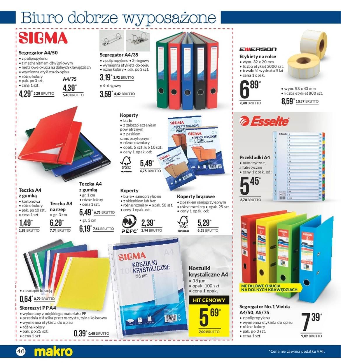 Gazetka promocyjna MAKRO do 06/11/2017 str.46