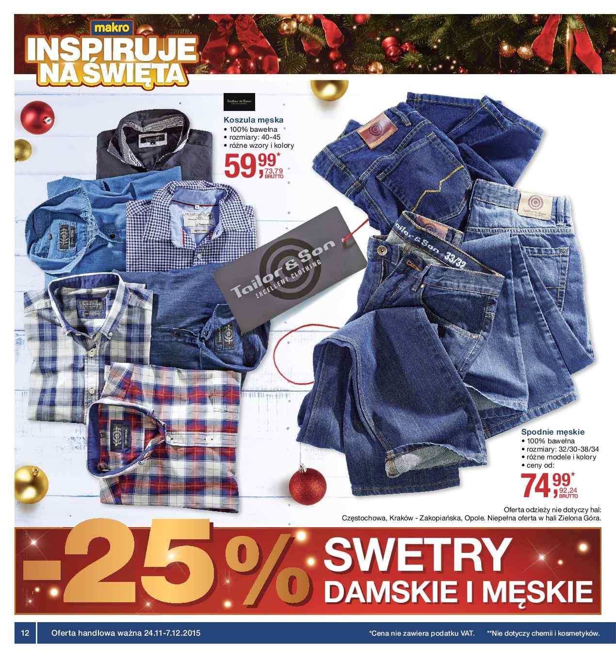 Gazetka promocyjna MAKRO do 07/12/2015 str.12