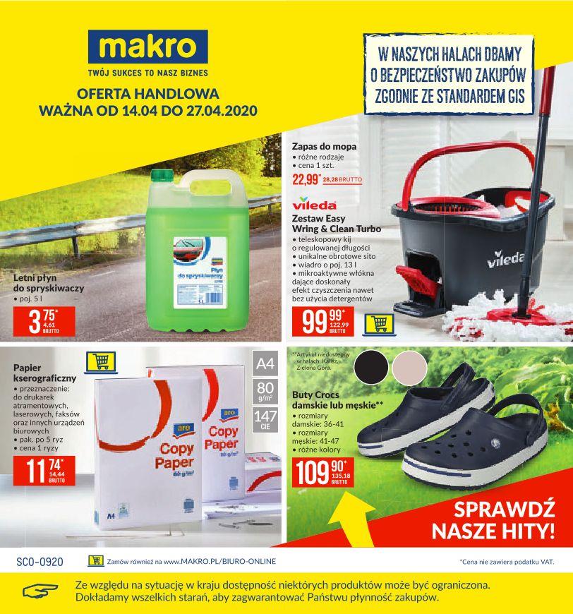 Gazetka promocyjna MAKRO do 27/04/2020 str.1