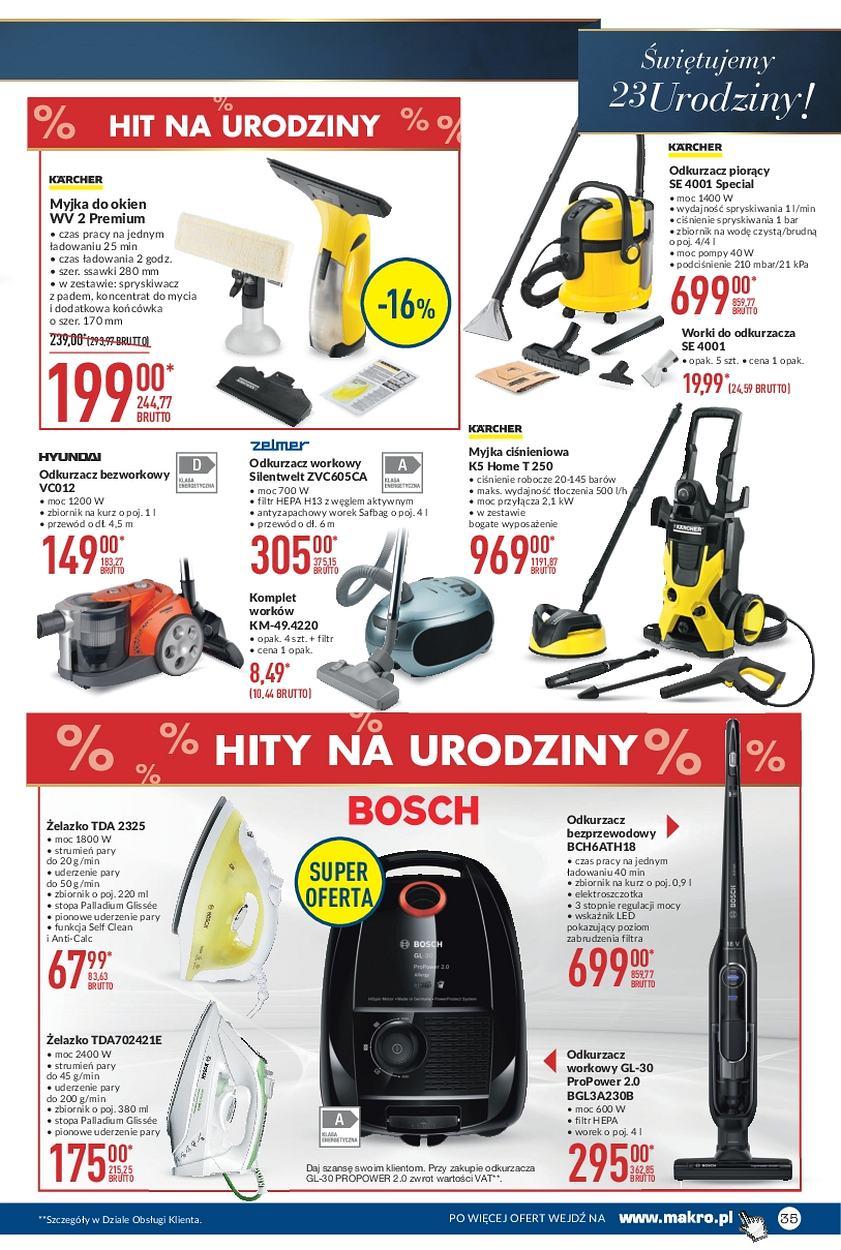 Gazetka promocyjna MAKRO do 09/10/2017 str.35