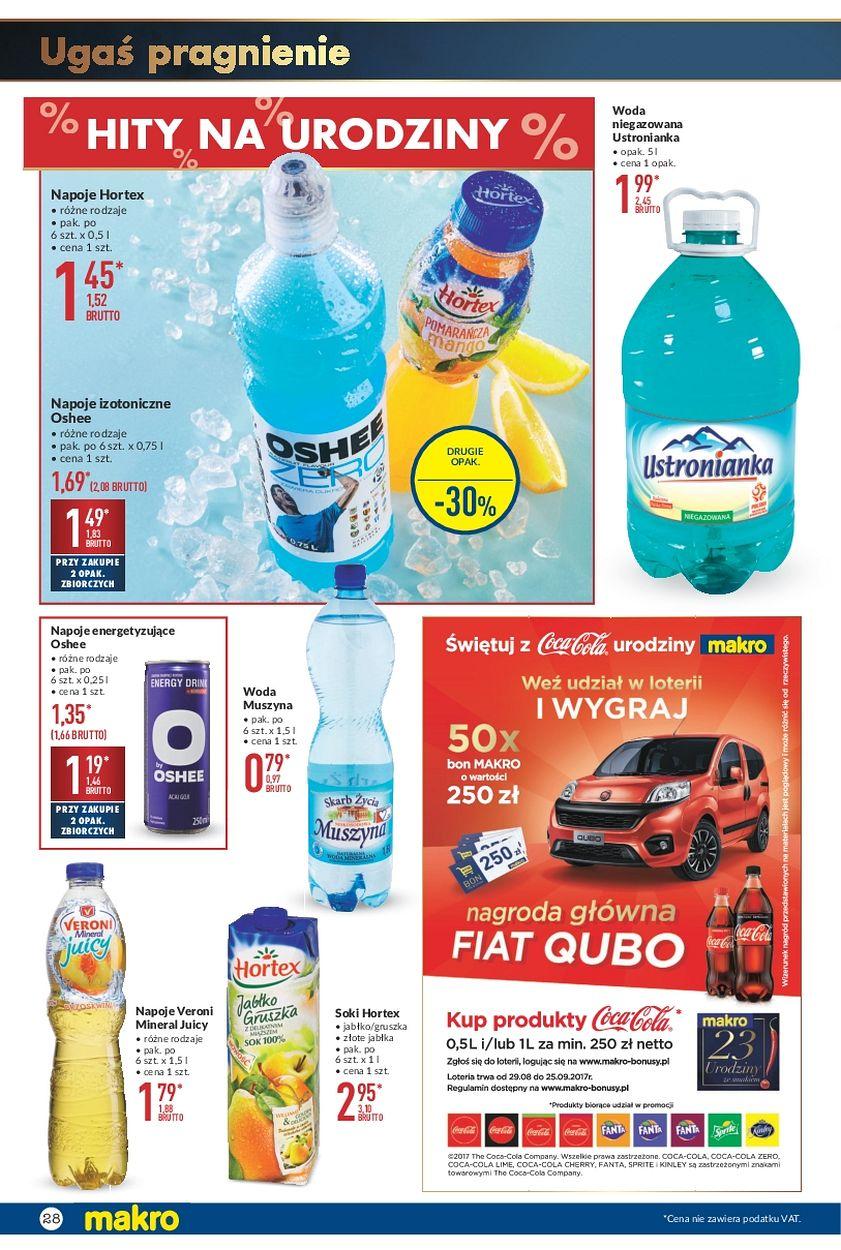 Gazetka promocyjna MAKRO do 11/09/2017 str.28