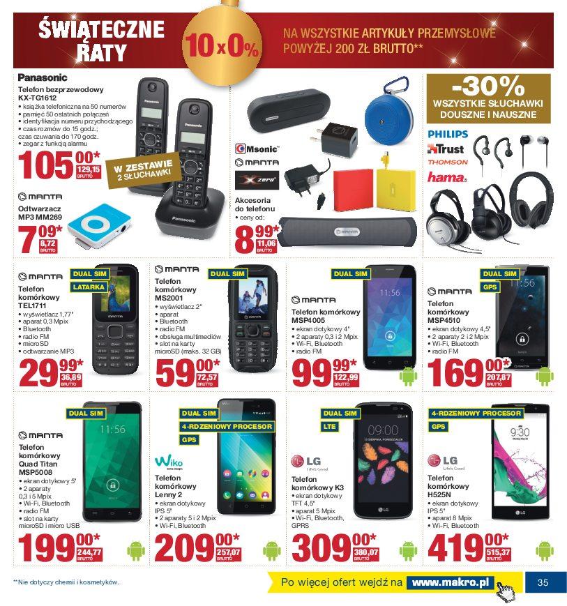 Gazetka promocyjna MAKRO do 24/12/2016 str.35