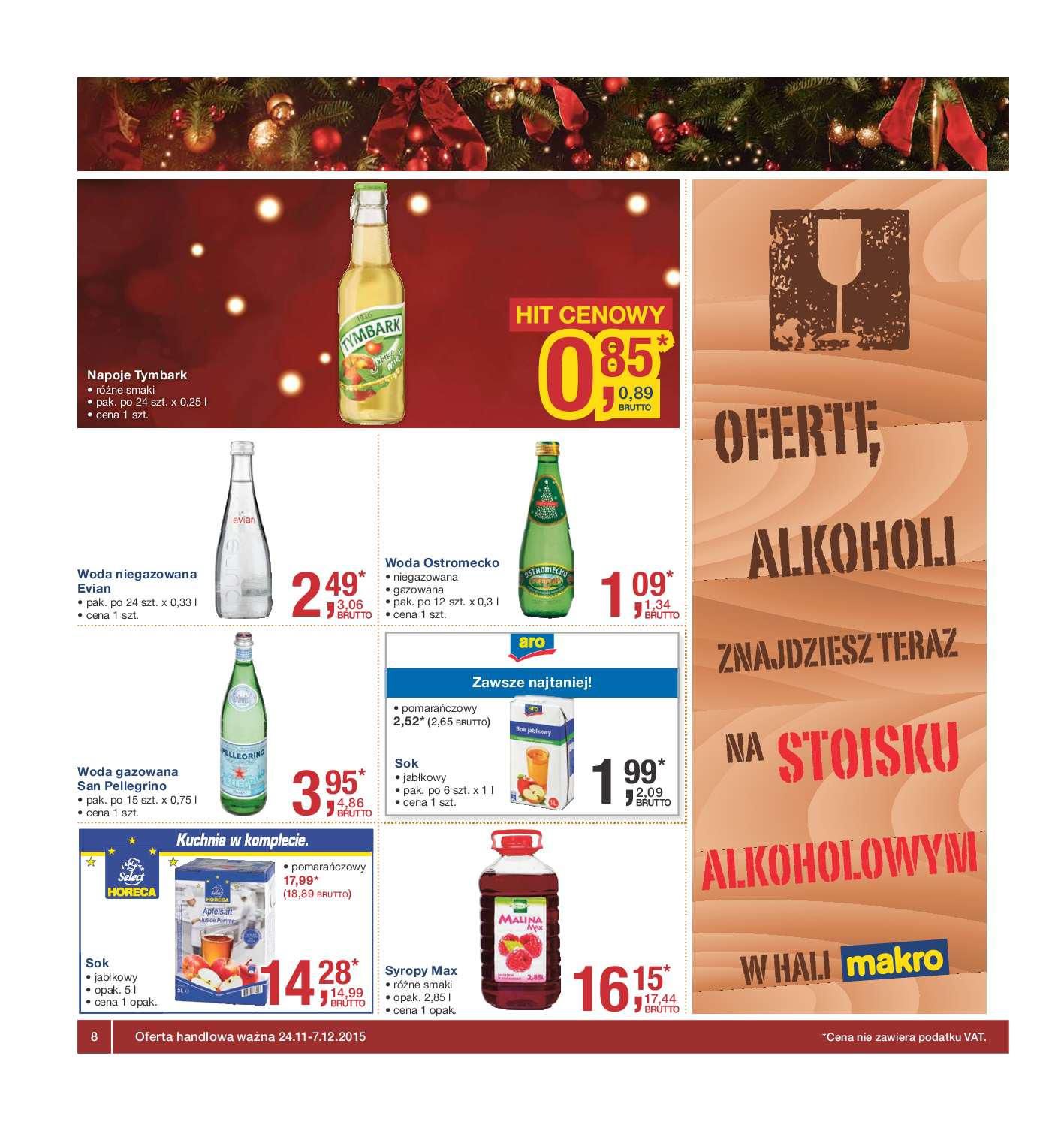 Gazetka promocyjna MAKRO do 07/12/2015 str.8