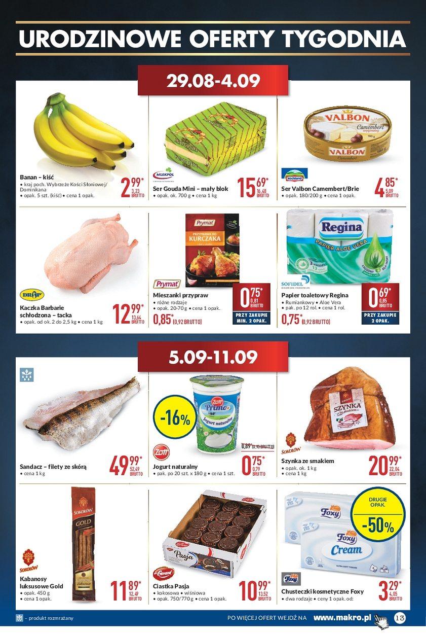 Gazetka promocyjna MAKRO do 11/09/2017 str.13