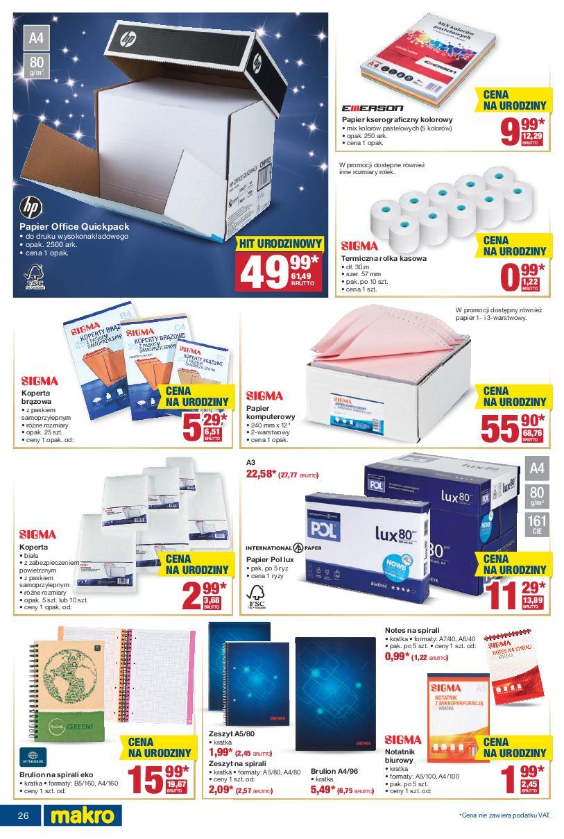 Gazetka promocyjna MAKRO do 10/10/2016 str.26