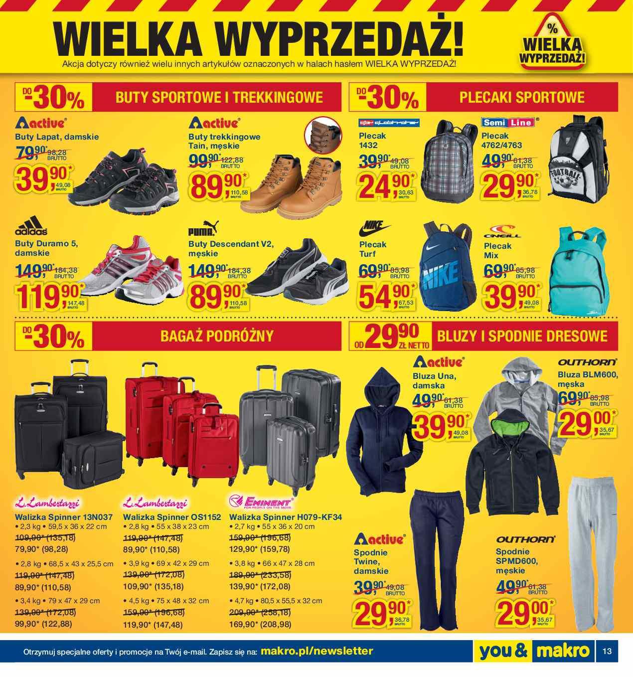 Gazetka promocyjna MAKRO do 18/01/2016 str.13