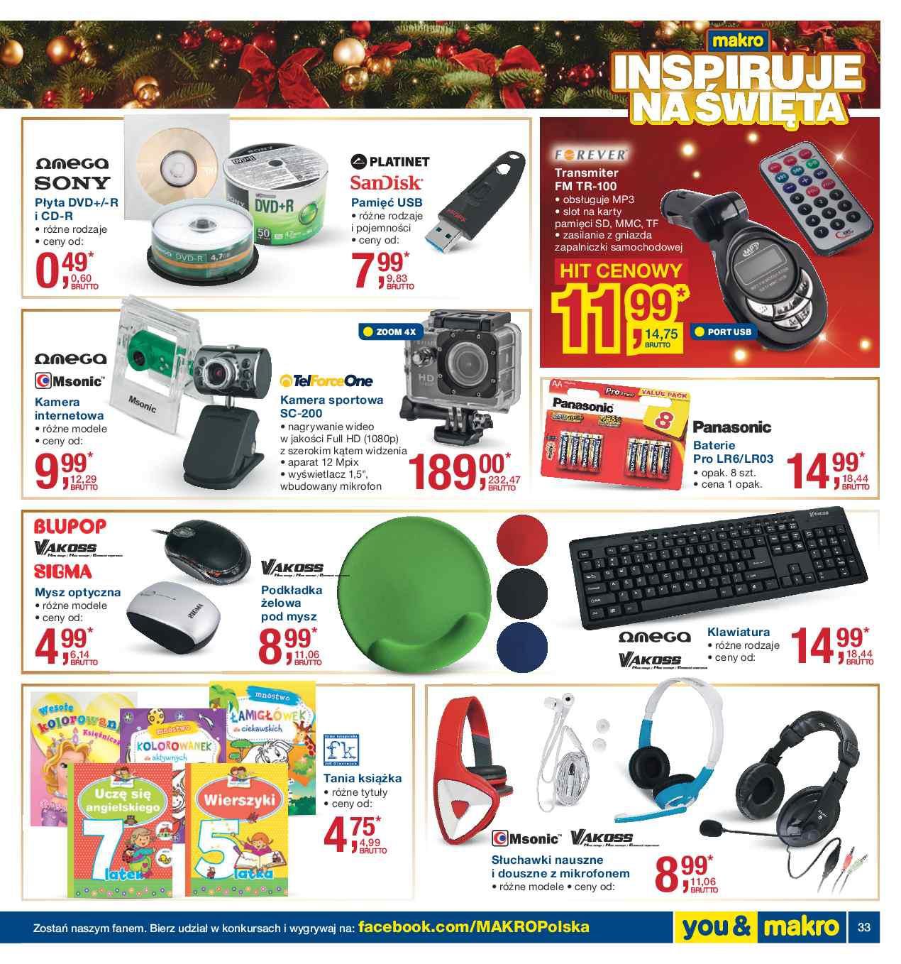 Gazetka promocyjna MAKRO do 23/11/2015 str.33