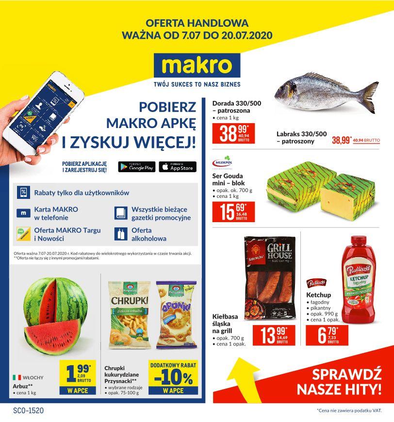 Gazetka promocyjna MAKRO do 20/07/2020 str.1