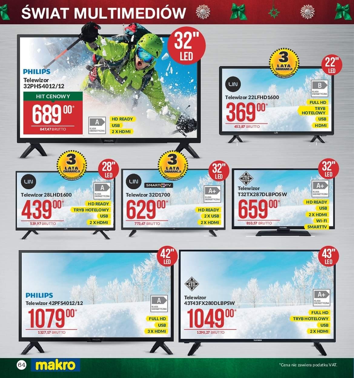 Gazetka promocyjna MAKRO do 24/12/2017 str.64