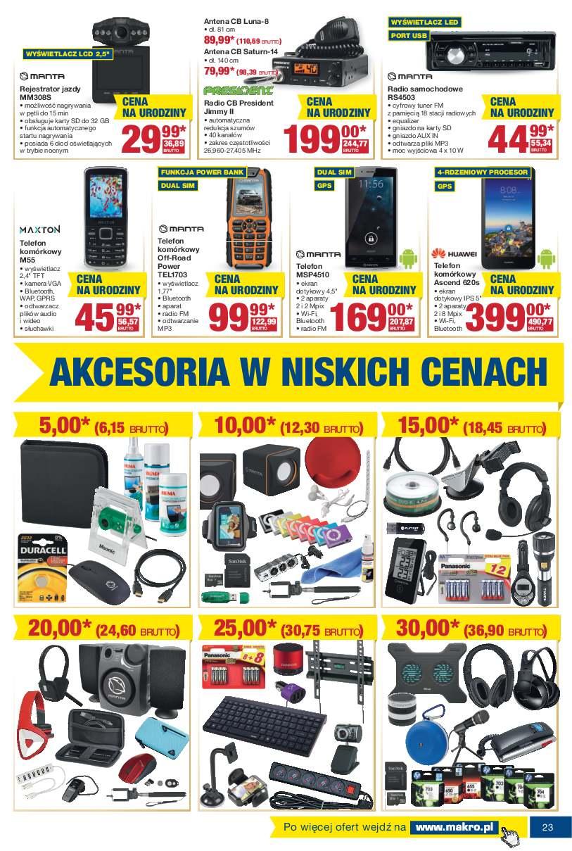 Gazetka promocyjna MAKRO do 24/10/2016 str.23