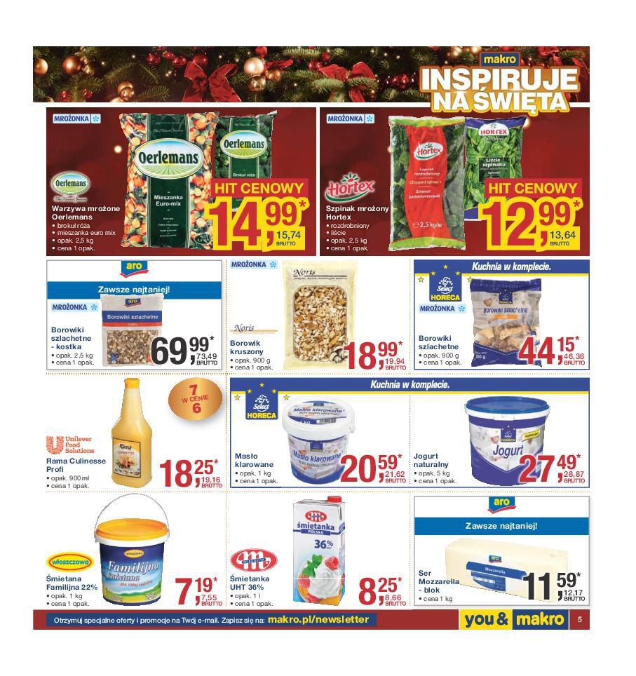 Gazetka promocyjna MAKRO do 24/12/2015 str.5