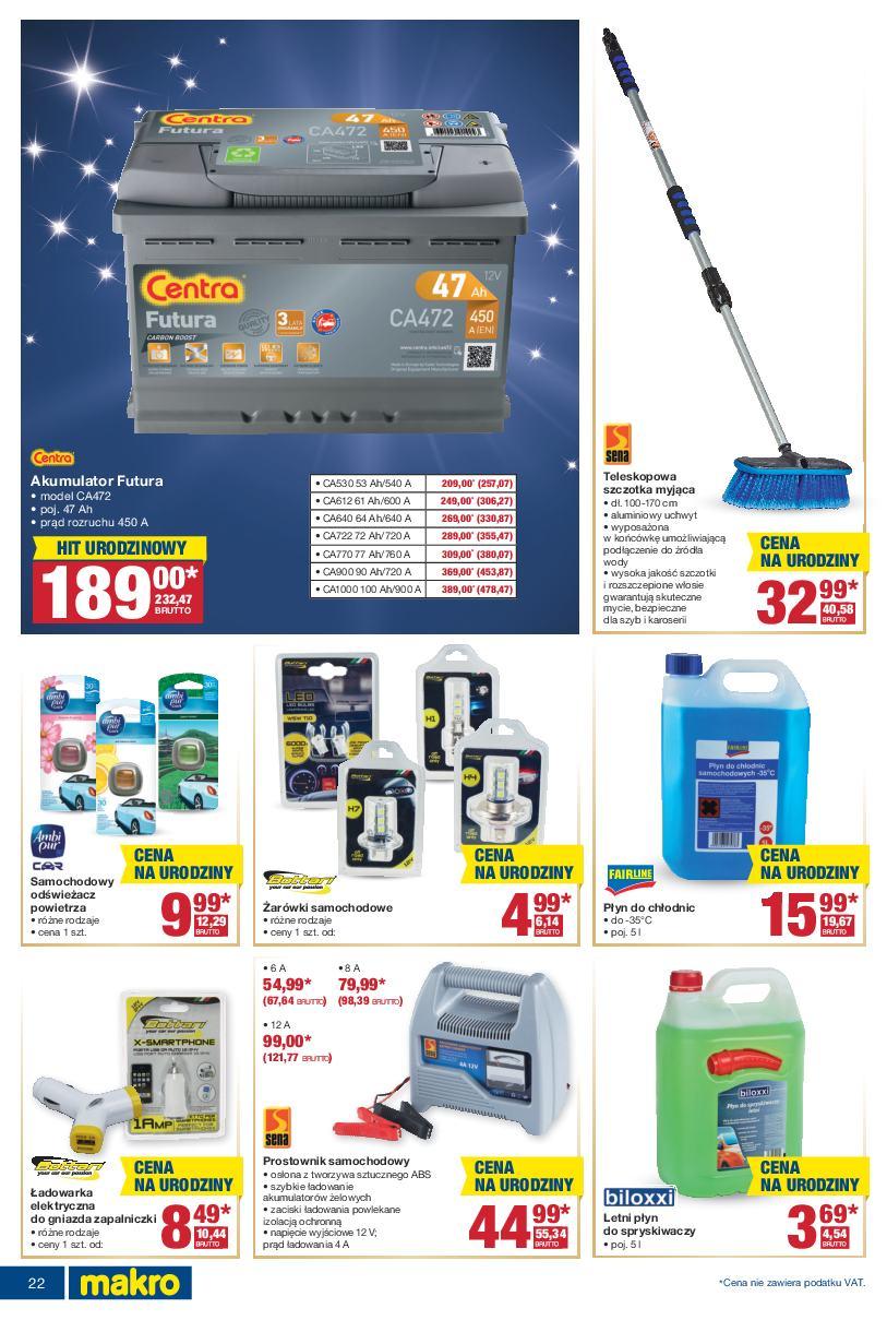 Gazetka promocyjna MAKRO do 26/09/2016 str.22