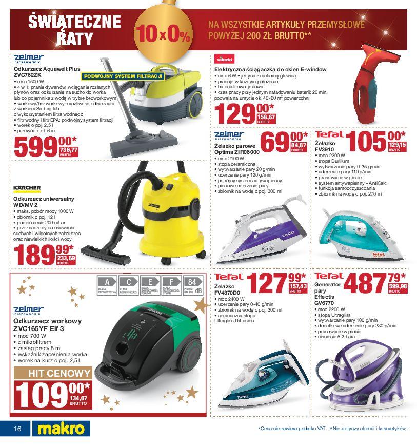 Gazetka promocyjna MAKRO do 05/12/2016 str.16