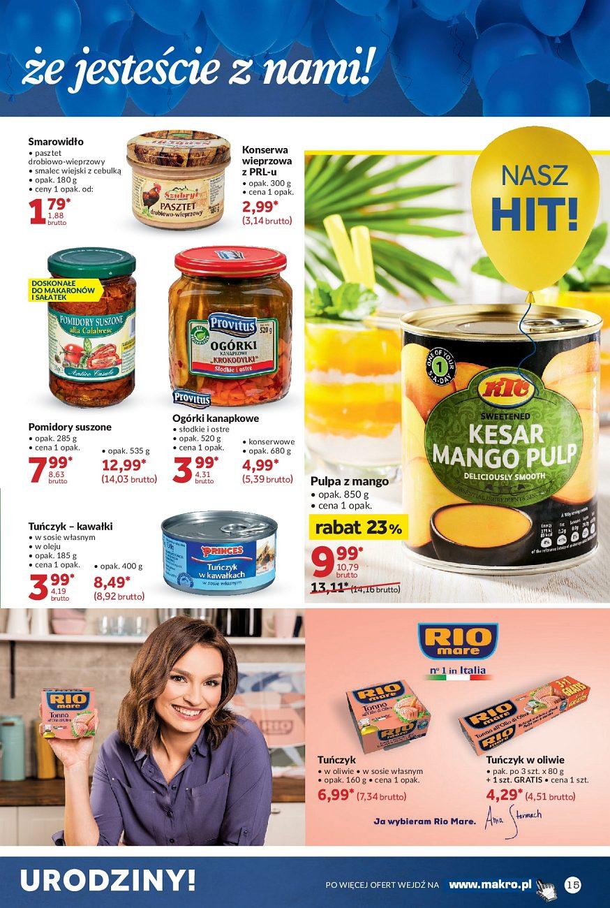 Gazetka promocyjna MAKRO do 10/09/2018 str.15