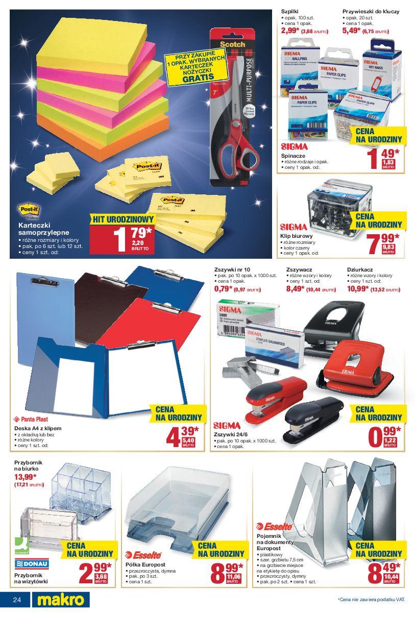 Gazetka promocyjna MAKRO do 10/10/2016 str.24