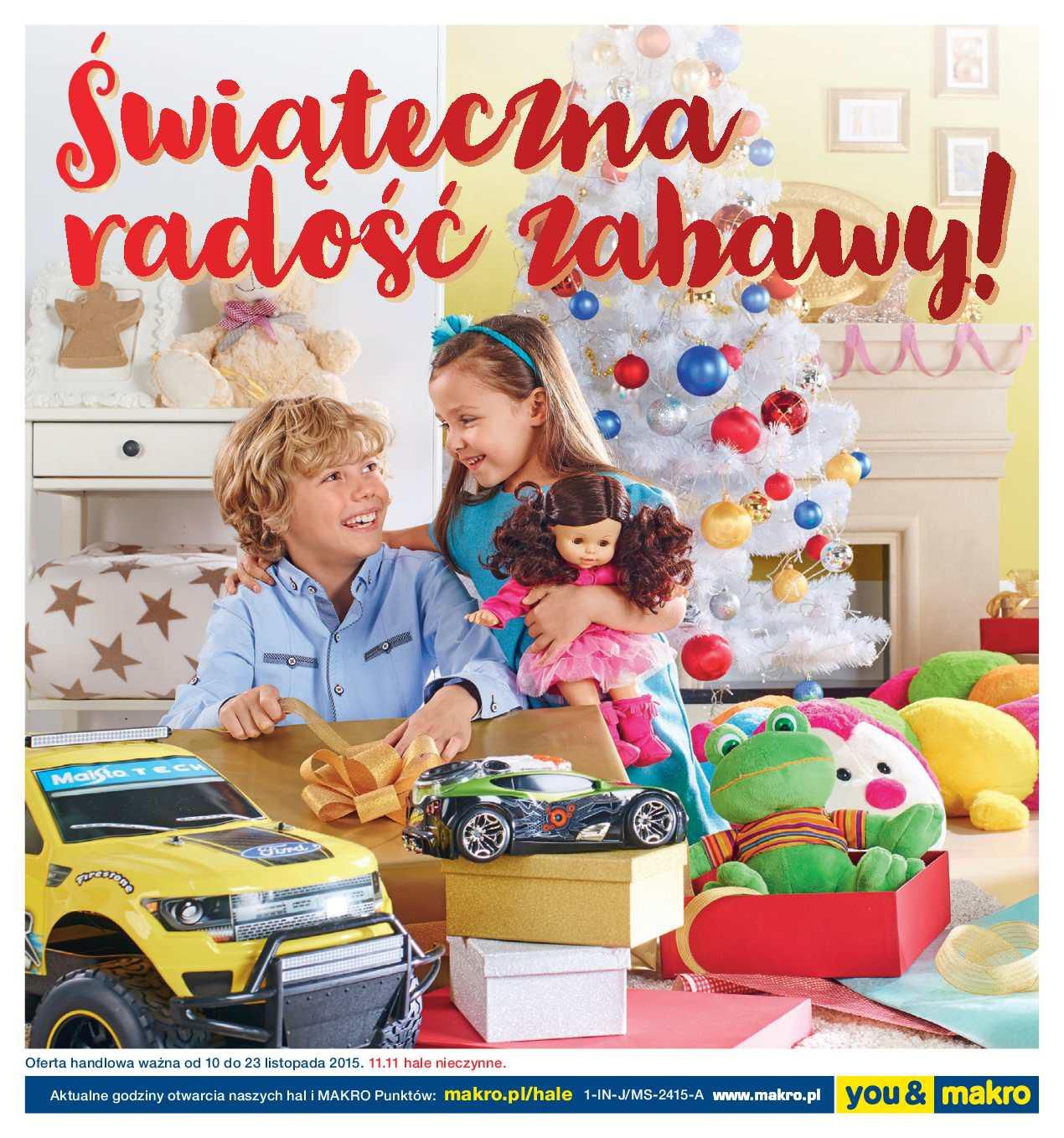 Gazetka promocyjna MAKRO do 23/11/2015 str.1