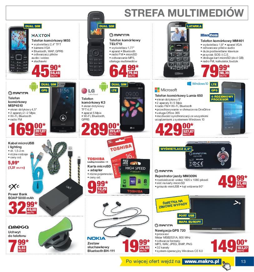 Gazetka promocyjna MAKRO do 30/01/2017 str.13