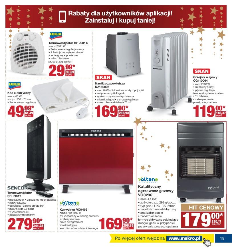 Gazetka promocyjna MAKRO do 24/12/2016 str.19