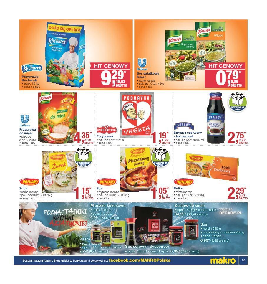 Gazetka promocyjna MAKRO do 25/04/2016 str.13