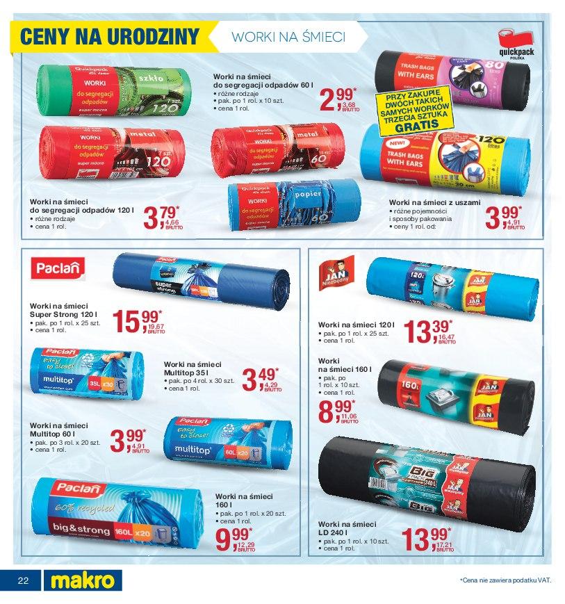 Gazetka promocyjna MAKRO do 07/11/2016 str.22