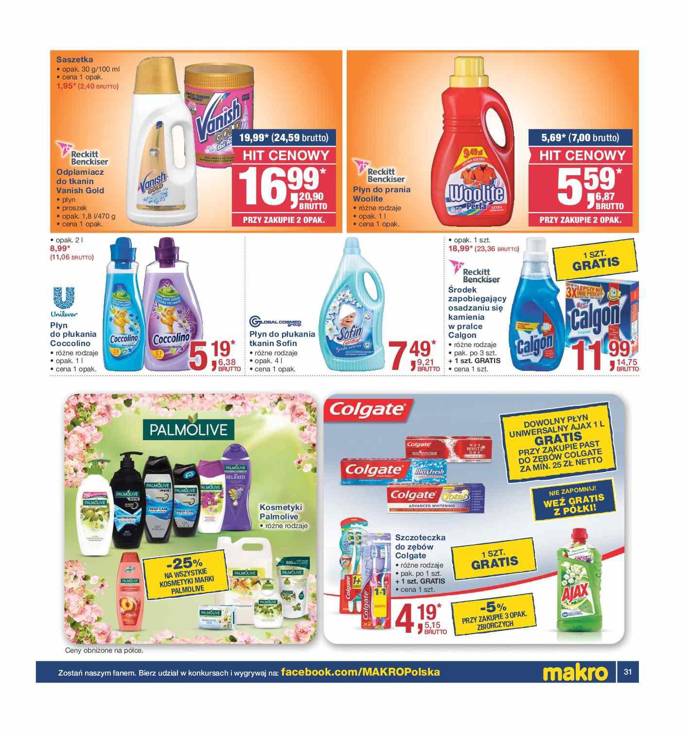 Gazetka promocyjna MAKRO do 09/05/2016 str.31