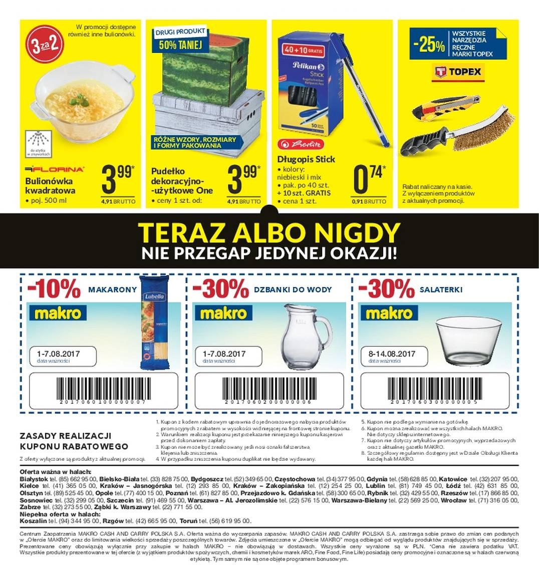 Gazetka promocyjna MAKRO do 14/08/2017 str.62