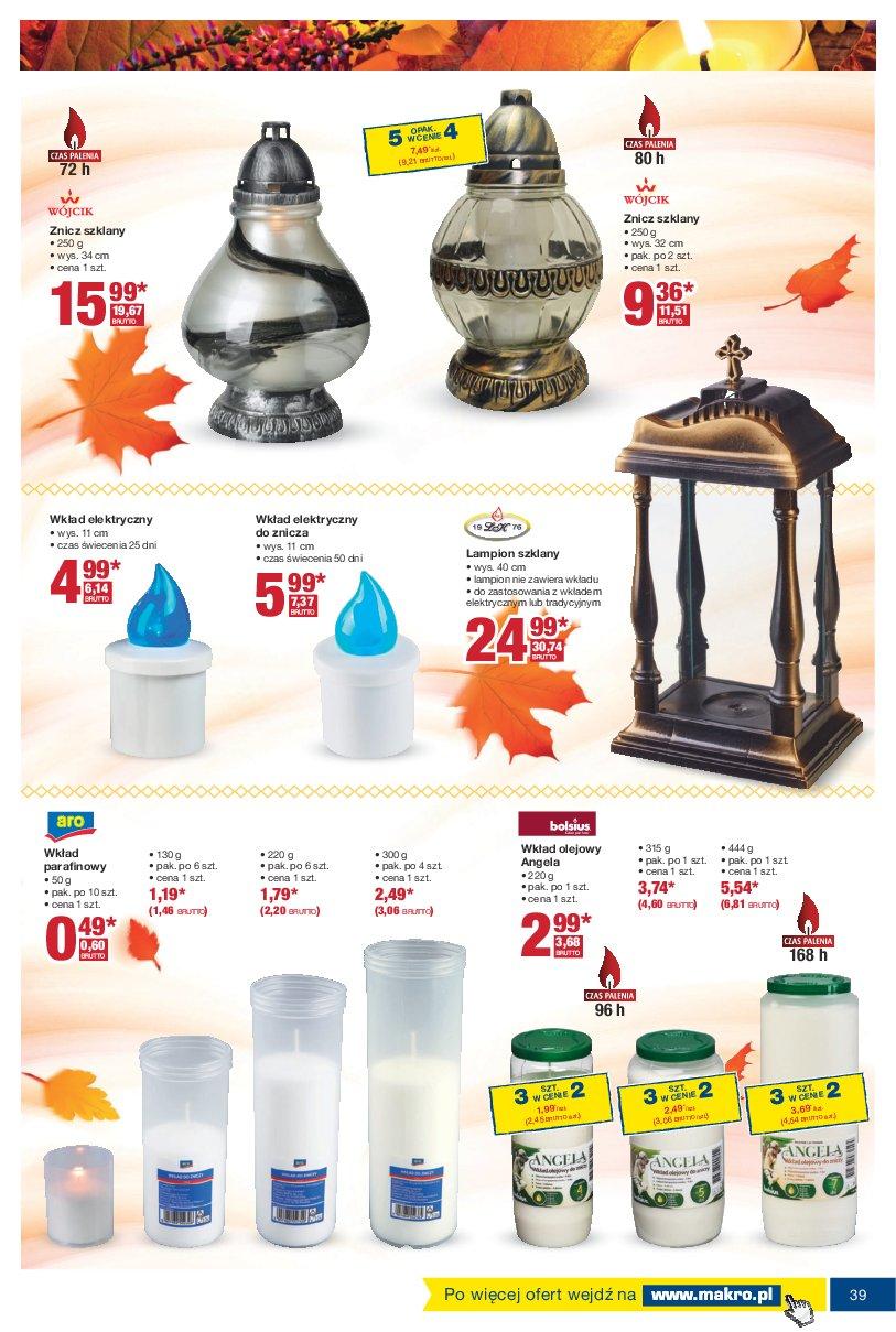 Gazetka promocyjna MAKRO do 10/10/2016 str.39