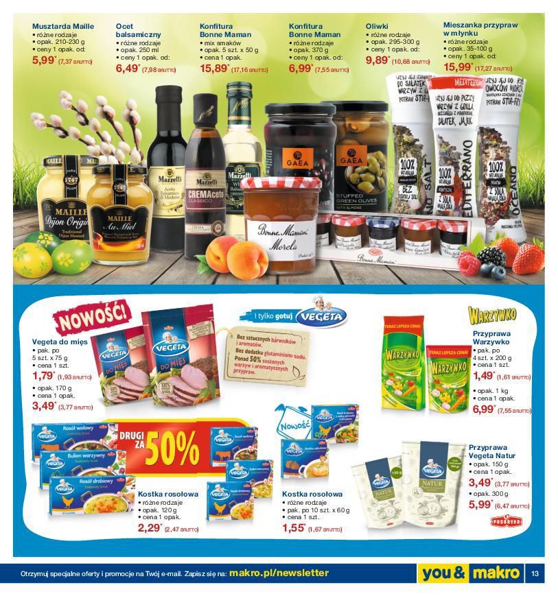 Gazetka promocyjna MAKRO do 28/03/2016 str.13