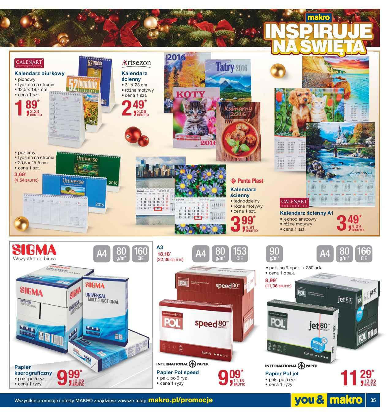 Gazetka promocyjna MAKRO do 23/11/2015 str.35