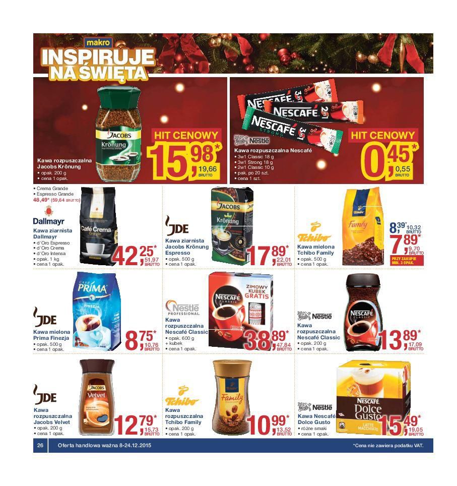 Gazetka promocyjna MAKRO do 24/12/2015 str.26