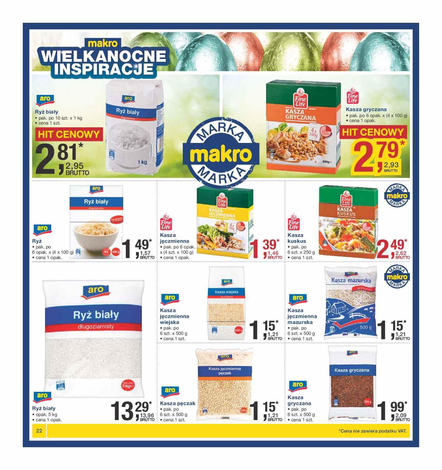 Gazetka promocyjna MAKRO do 28/03/2016 str.22