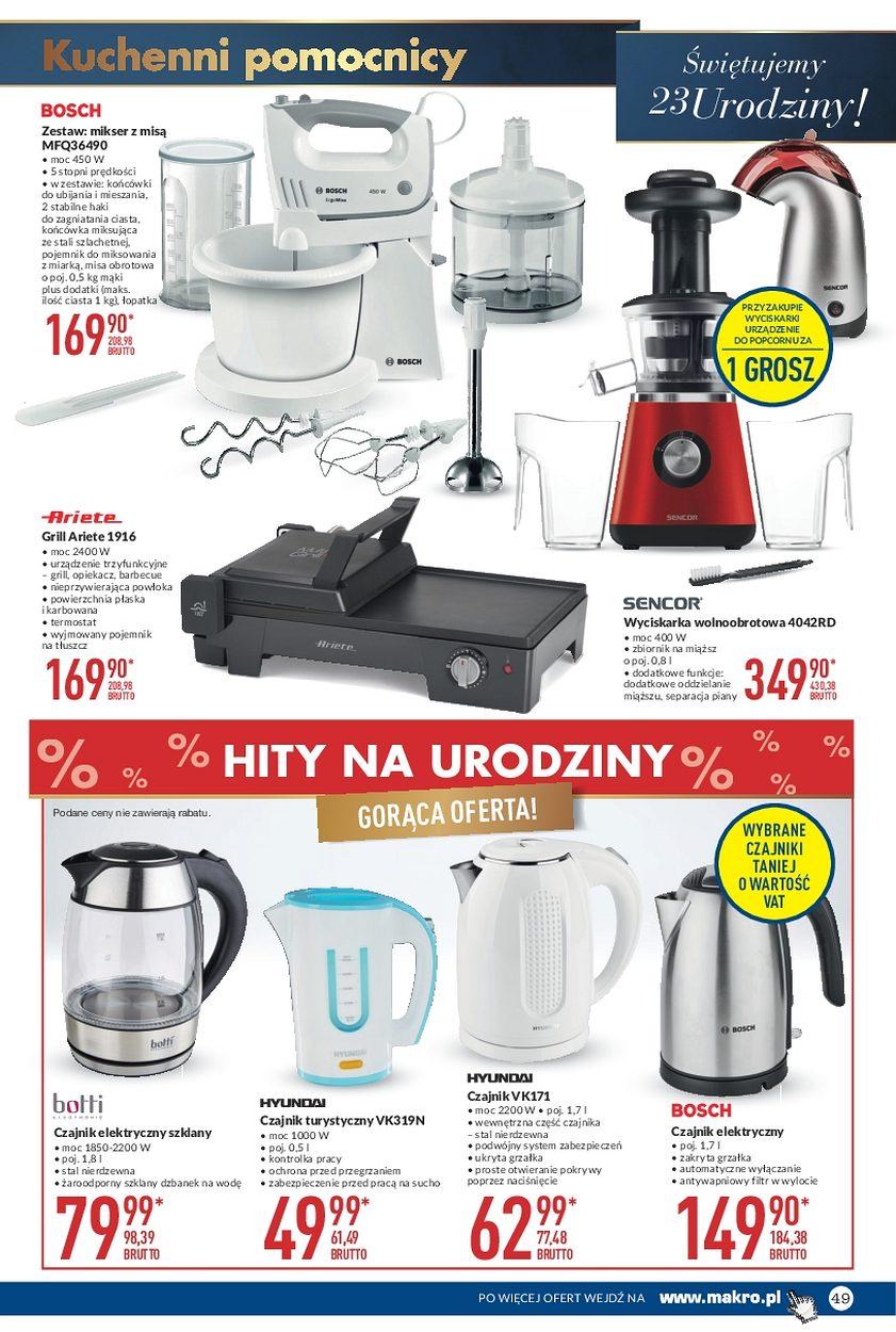 Gazetka promocyjna MAKRO do 23/10/2017 str.49