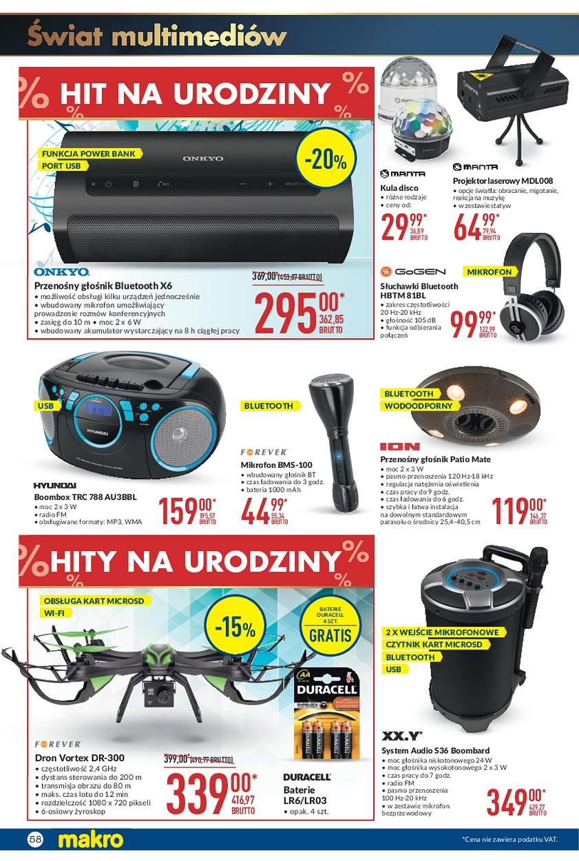 Gazetka promocyjna MAKRO do 23/10/2017 str.58