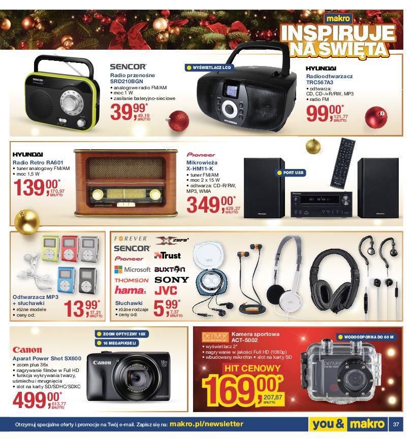 Gazetka promocyjna MAKRO do 24/12/2015 str.37