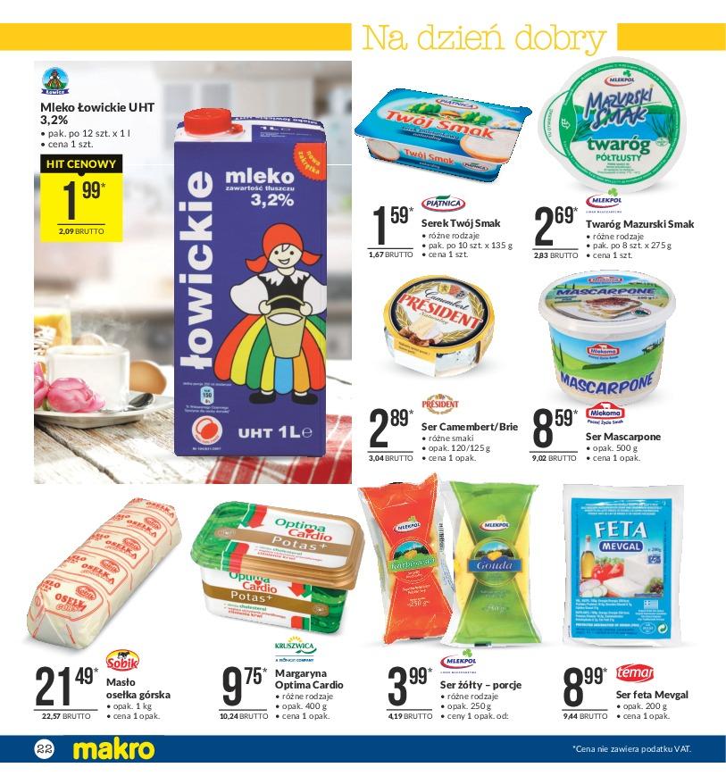 Gazetka promocyjna MAKRO do 08/05/2017 str.22